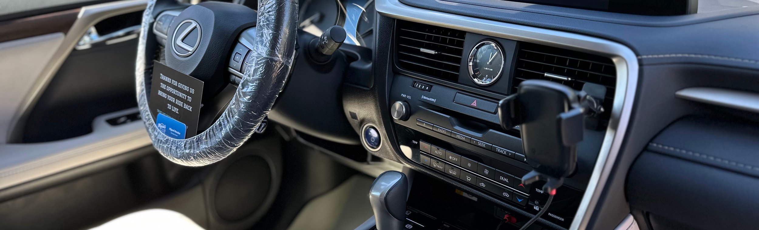 clean detailed vehicle interior by Miguel's Mobile Detailing in Santa Rosa and Sonoma County