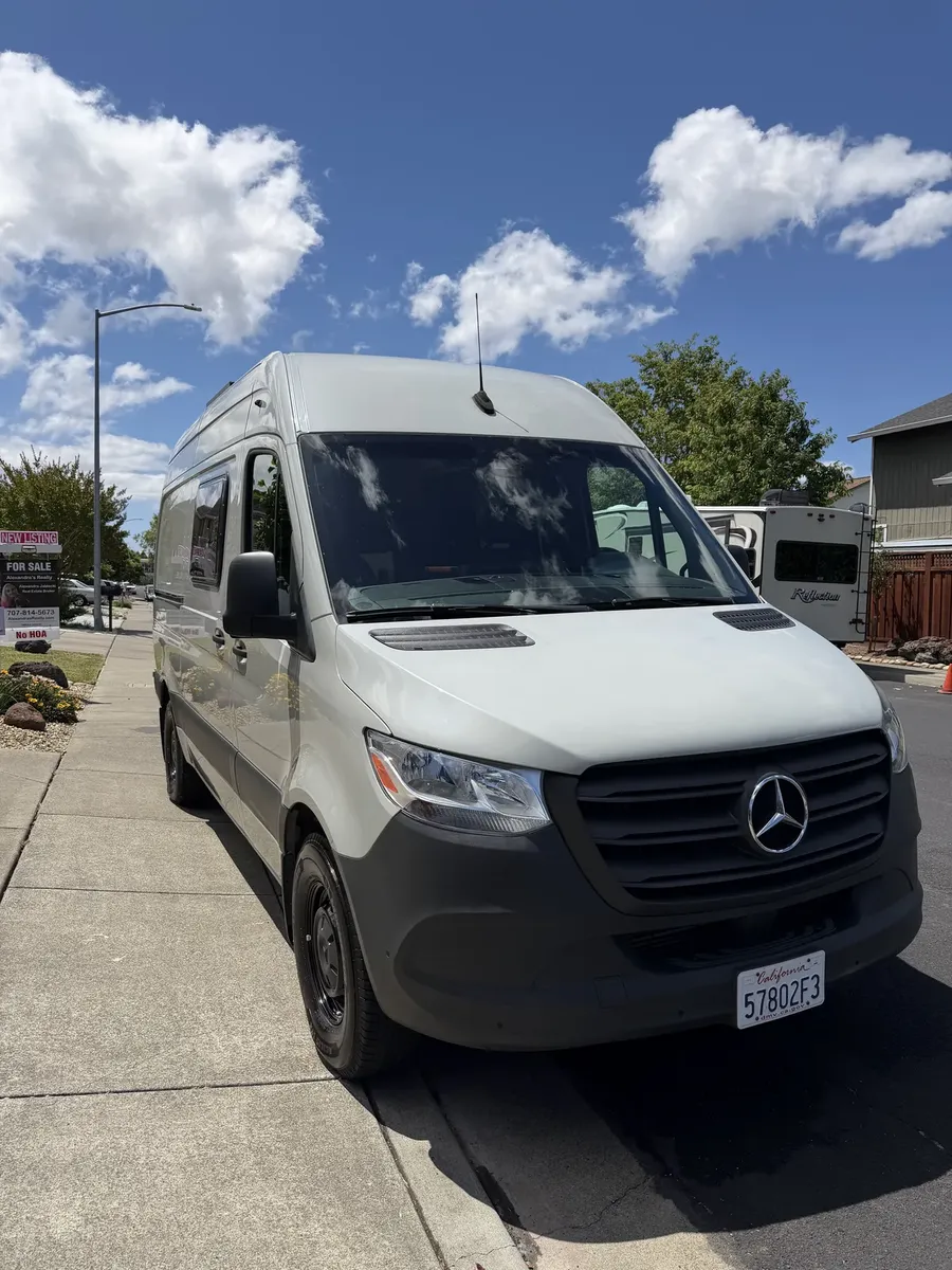vehicle exterior and restored clear headlight lens
