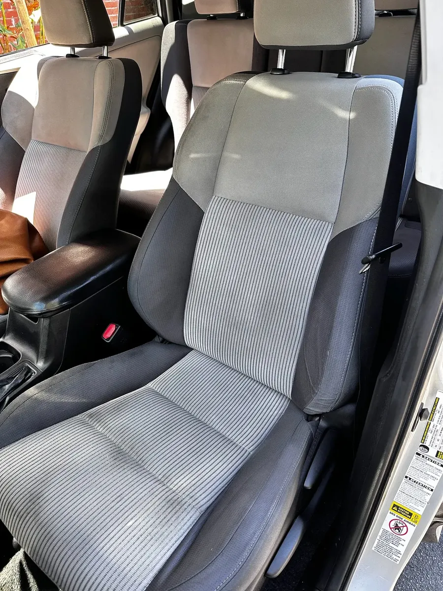 freshly cleaned vehicle seats and interior after mobile detailing